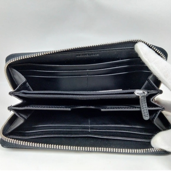 YOU GET 3 Michael Kors Long Wallet Set of 3 Blk, yellow & red like new - Picture 7 of 17